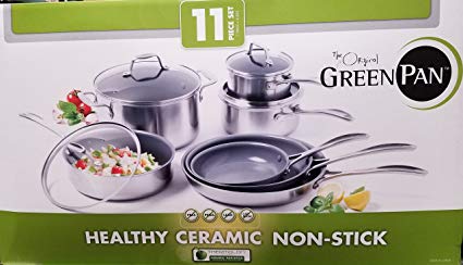The Original GreenPan 11pc Healthy Ceramic Non-Stick Cookware Set