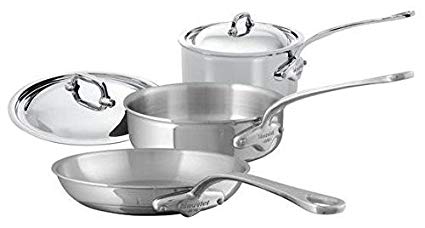 Mauviel M'Cook 18/10 Stainless Steel Cookware Set - 5 pc