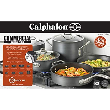 Calphalon 13-pc Hard Anodized Cookware Set