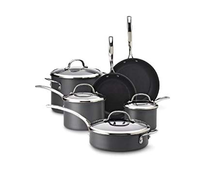 Kenmore 10 Pc. Hard Anodized Interior Cookware Set
