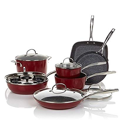 Curtis Stone DuraPan 13-piece Forged Nonstick Cookware Set with Recipes