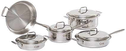 360 Cookware Stainless Steel Cookware Set, 9-Piece