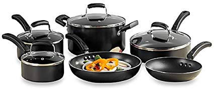 Everyday Nonstick 10-Piece Cookware Set, High Quality Aluminum by Invitations